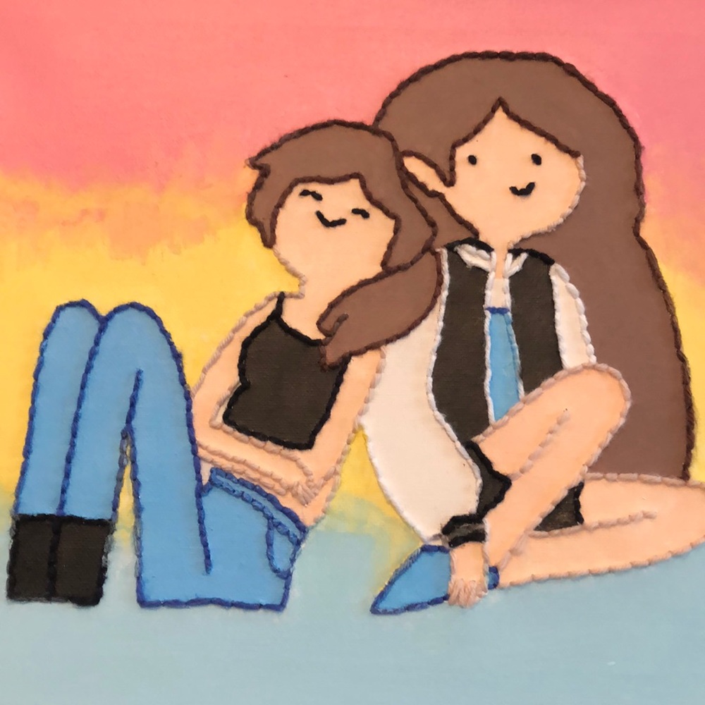 Painting on canvas